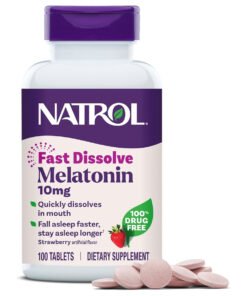 Alternative view of Melatonina 10mg 100 tabletes Dissolução Rápida Sabor Morango - Natrol