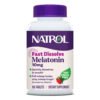 Melatonina 10mg 100 tabletes Dissolução Rápida Sabor Morango - Natrol
